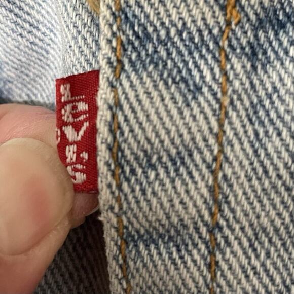 Levis 550 Jeans Mens 28x31 (tag 29x32) Made In USA Vtg 90s Relaxed Fit Straight - Picture 6 of 10
